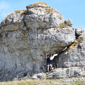 Die Mittelspitze auf dem Chaos de Nimes le vieux - 03