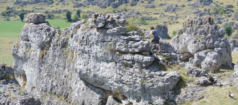 Die Mittelspitze auf dem Chaos de Nimes le vieux - 13