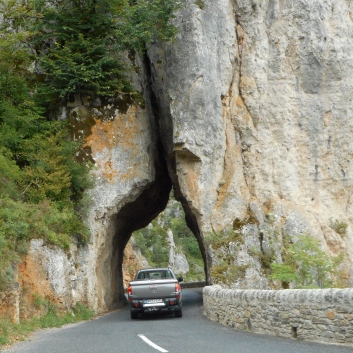 Die Mittelspitze auf der Tour von Les Vignes nach La Malene - 03