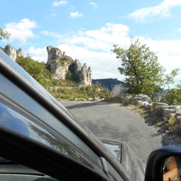 Die Mittelspitze auf der Tour von Les Vignes nach La Malene - 05