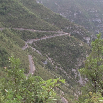 Die Mittelspitze auf der Tour von Les Vignes nach La Malene - 20