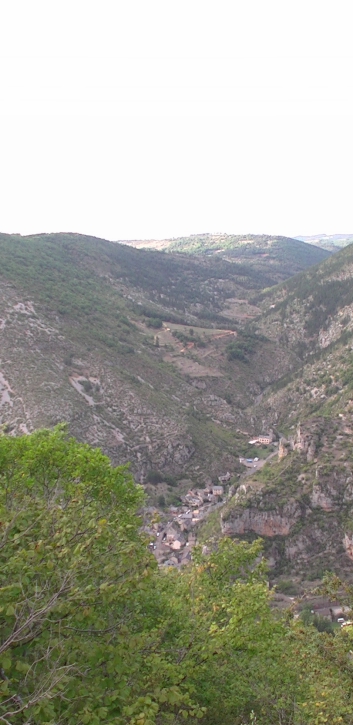 Die Mittelspitze auf der Tour von Les Vignes nach La Malene - 21