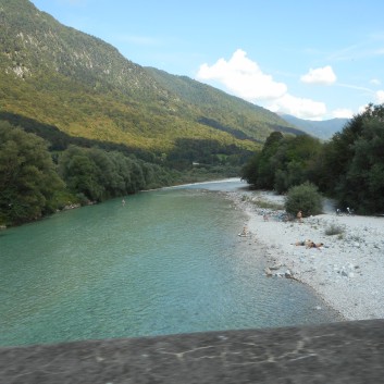 Die Mittelspitze von der Rosteige Im Soccatal in Slowenien - 49