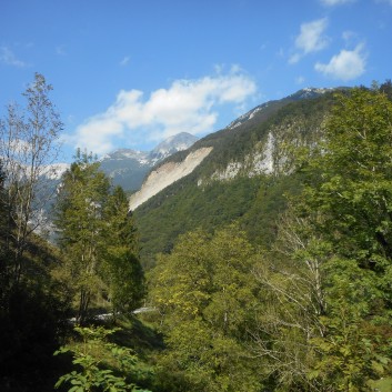 Die Mittelspitze von der Rosteige Im Soccatal in Slowenien - 71
