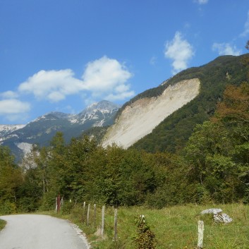 Die Mittelspitze von der Rosteige Im Soccatal in Slowenien - 73