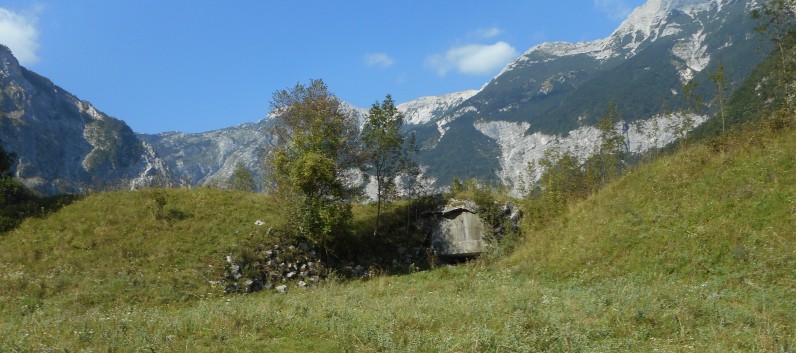 Die Mittelspitze von der Rosteige Im Soccatal in Slowenien - 78