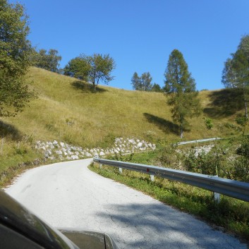 Die Mittelspitze von der Rosteige Im Soccatal in Slowenien - 88