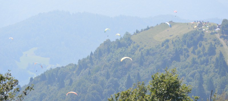 Die Mittelspitze von der Rosteige auf dem Berg Kopala in Slowenien 23