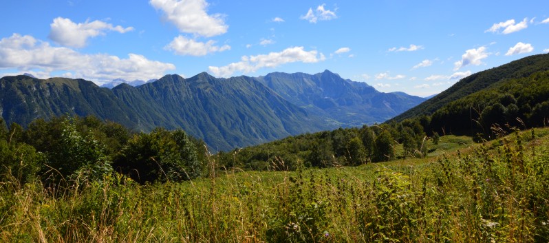 Die Mittelspitze von der Rosteige auf dem Stol in Slowenien - 09