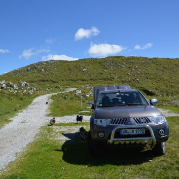 Die Mittelspitze von der Rosteige auf dem Stol in Slowenien - 19