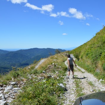 Die Mittelspitze von der Rosteige auf dem Stol in Slowenien - 29