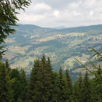 Die Mittelspitze von der Rosssteige im Apuseni-Gebirge in Transilvanien - 14