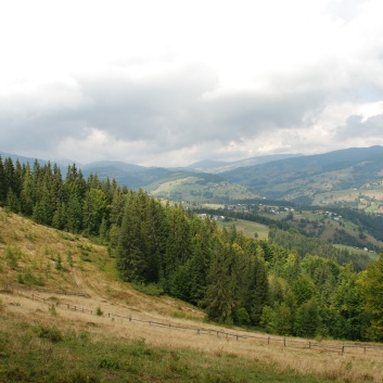 Die Mittelspitze von der Rosssteige im Apuseni-Gebirge in Transilvanien - 15