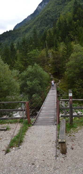 Die Mittelspitze von der Rosteige im der Soccaschlucht in Slowenien - 14