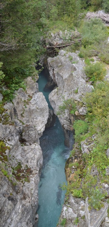 Die Mittelspitze von der Rosteige im der Soccaschlucht in Slowenien - 20