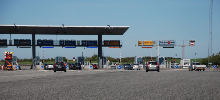 Strecke ber die Groe Belt-Brcke mit den Mittelspitzen von der Rosteige 02