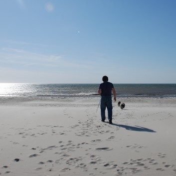 Vejers Strand in Dnemark mit den Mittelspitzen von der Rosteige 02